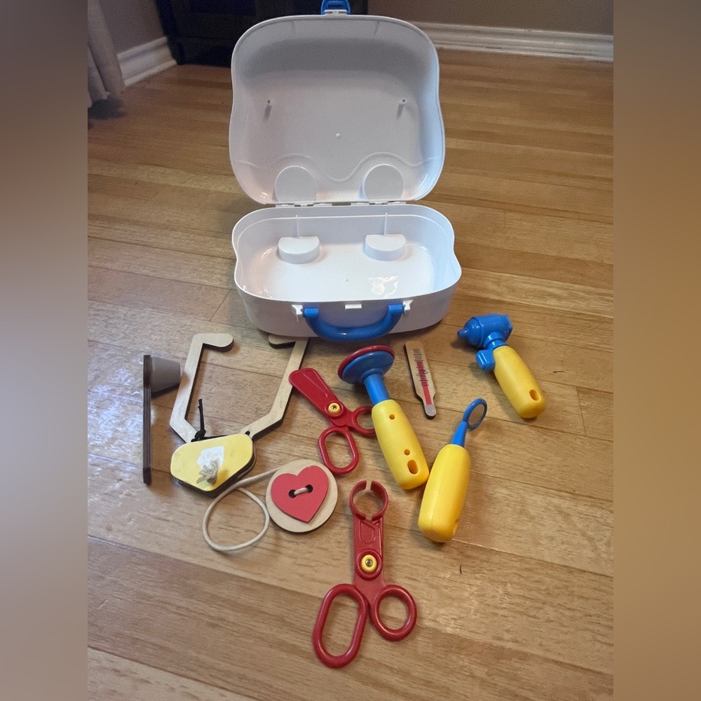 Toy Doctor Kit in Ambulance Case